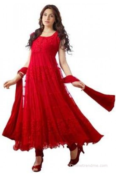 Akshar Enterprise Brasso Embroidered Semi-stitched Salwar Suit Dupatta Material